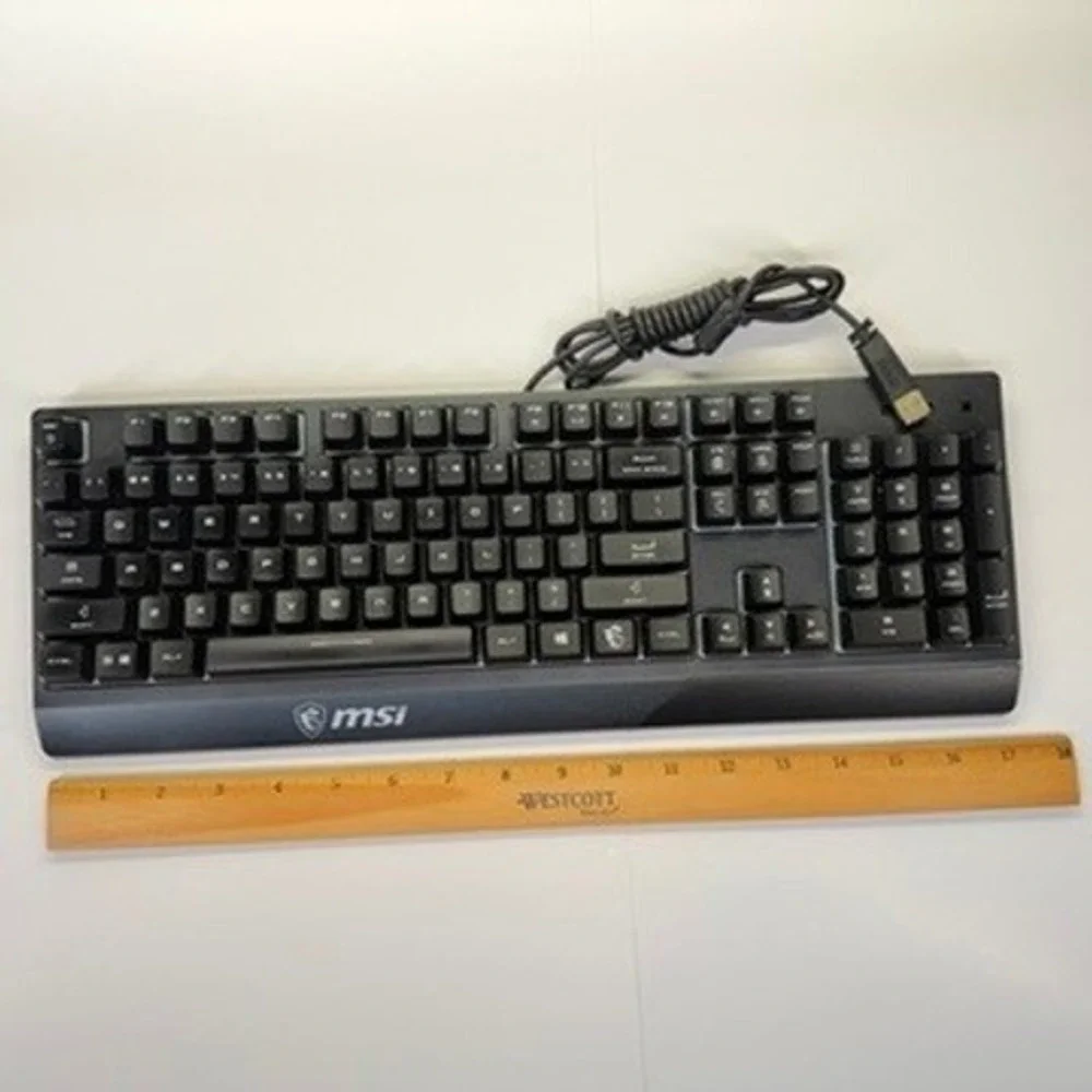 MSI Vigor GK30 Wired Gaming Keyboard RGB Mechanical-Like Plunger Switches Black
